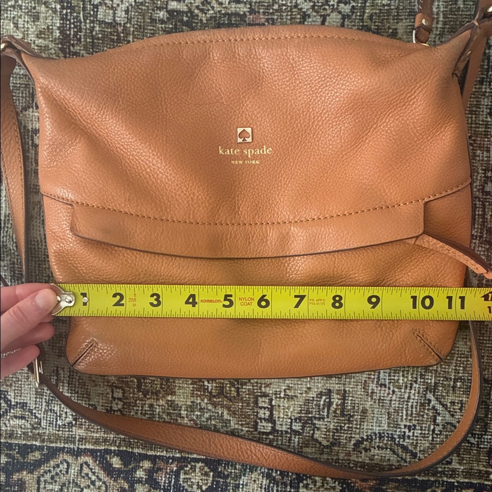 Kate Spade Leather Tan/Brown/Camel Crossbody Bag - Picture 5 of 15